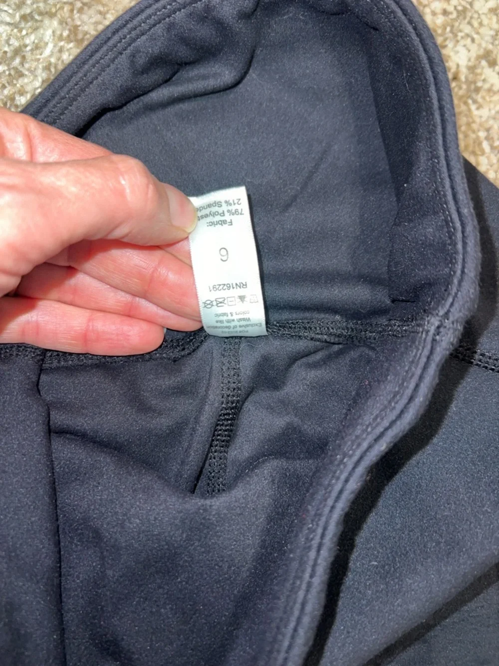 NWT! Sweetflexx Resistance Band Hi Rise Black Full Length Leggings sizes 2, 6, 8 - Picture 9 of 15